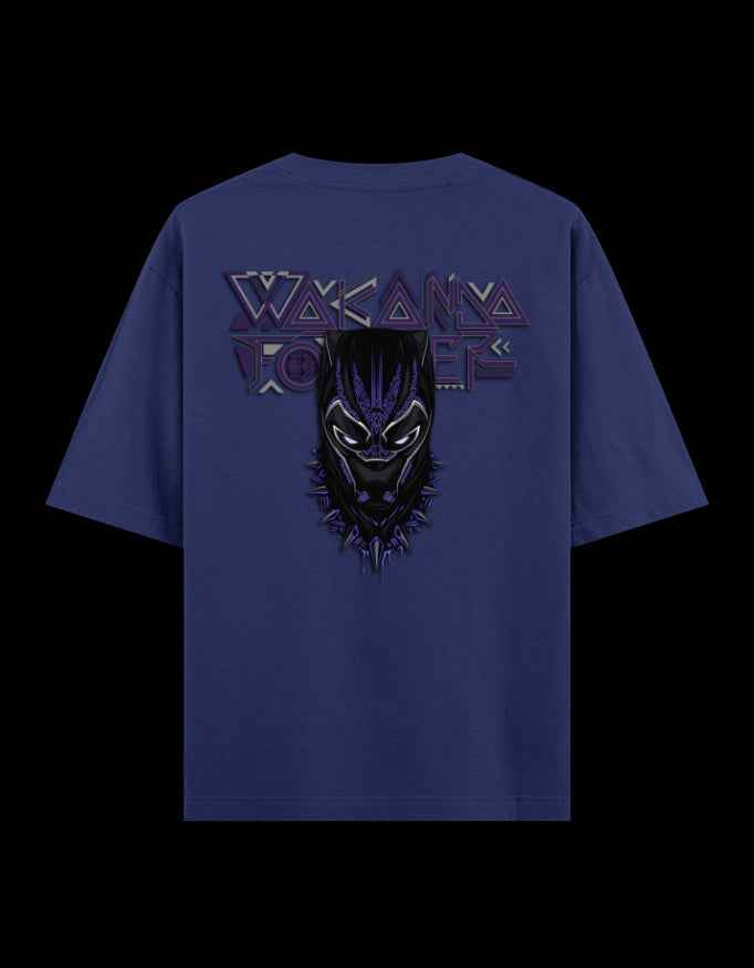 Wakanda Forever Graphic Oversized T-Shirt – 240 GSM Premium Cotton