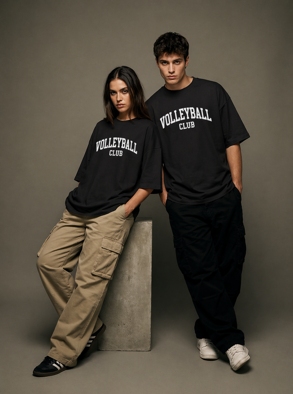 Volleyball Club Oversized Graphic T-Shirt – Premium Streetwear Tee