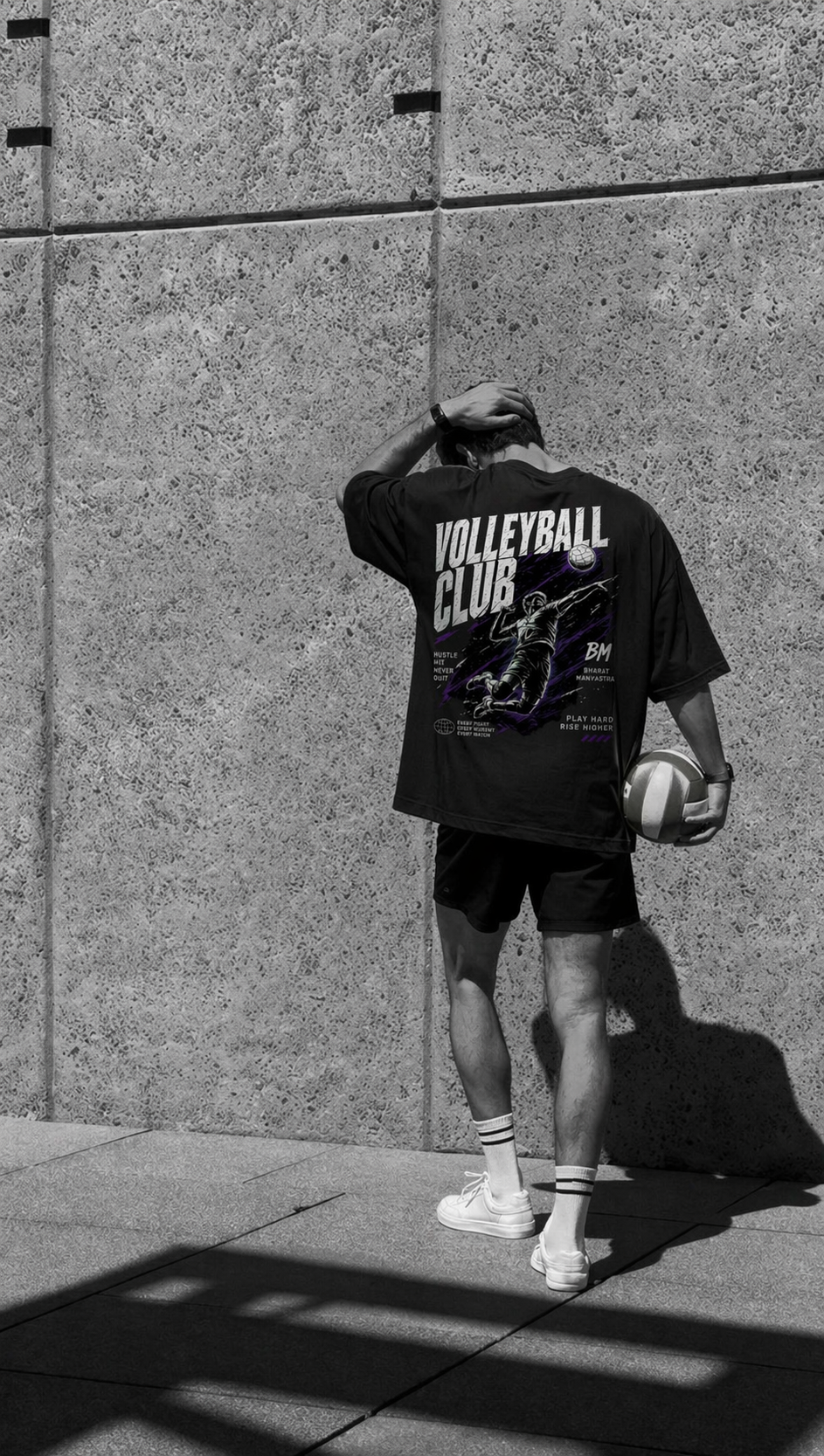 Volleyball Club Oversized Graphic T-Shirt – Premium Streetwear Tee