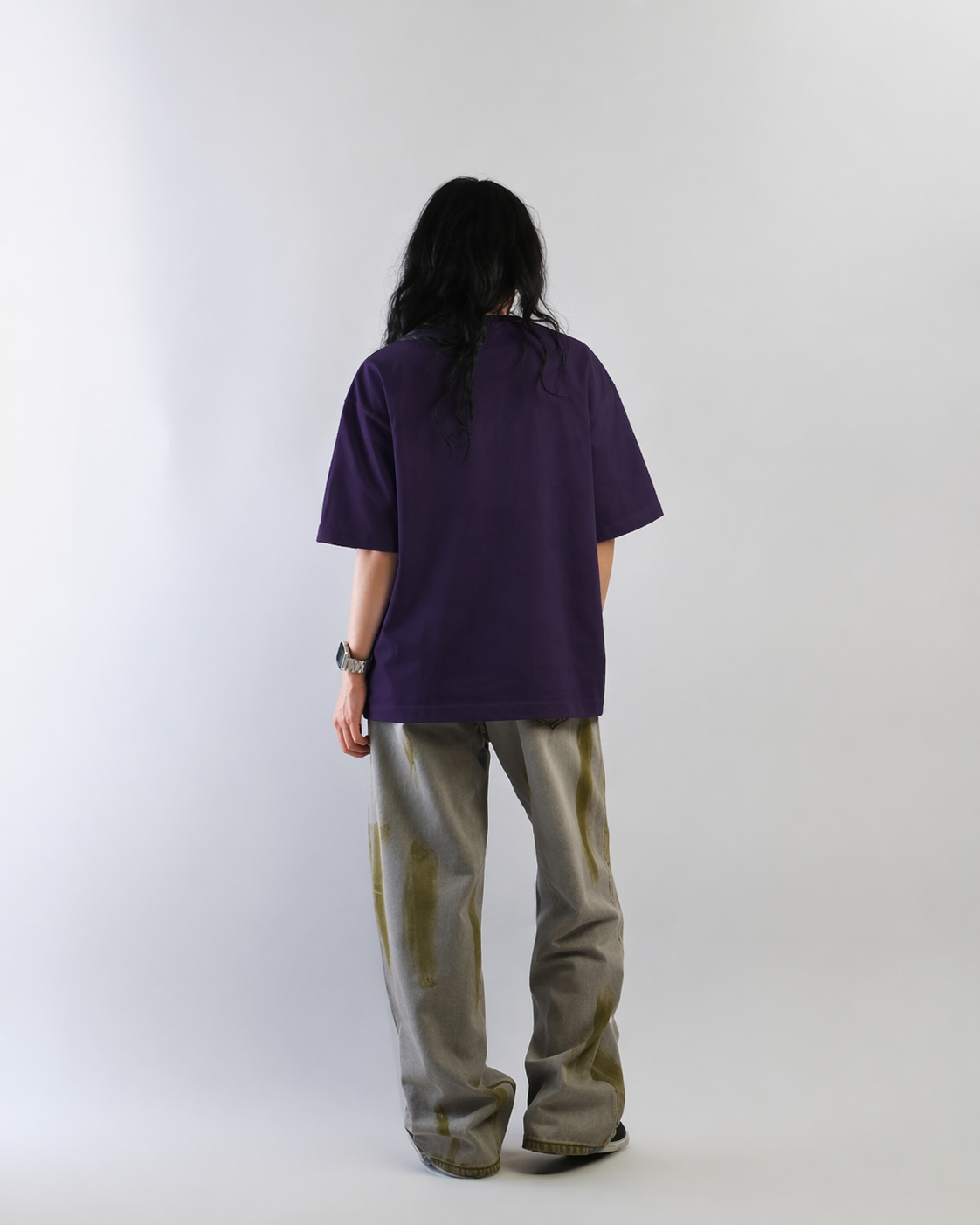 We’re All Mad Here Oversized Purple T-Shirt