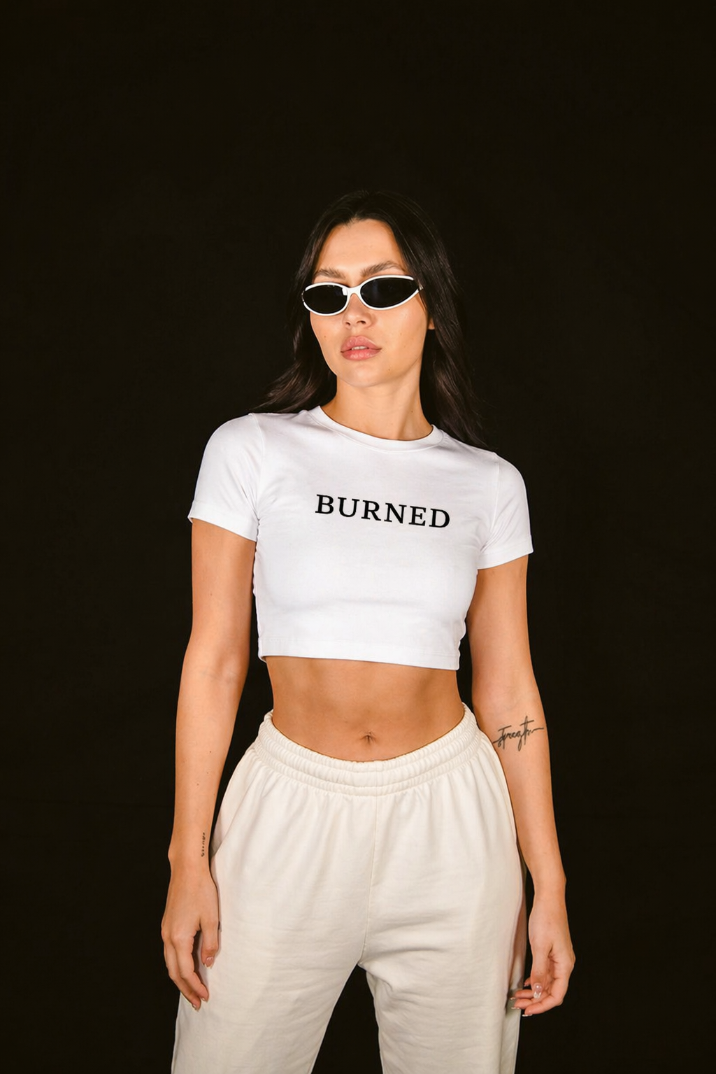 Burned Baby Tee – Gen Z Cropped Essential