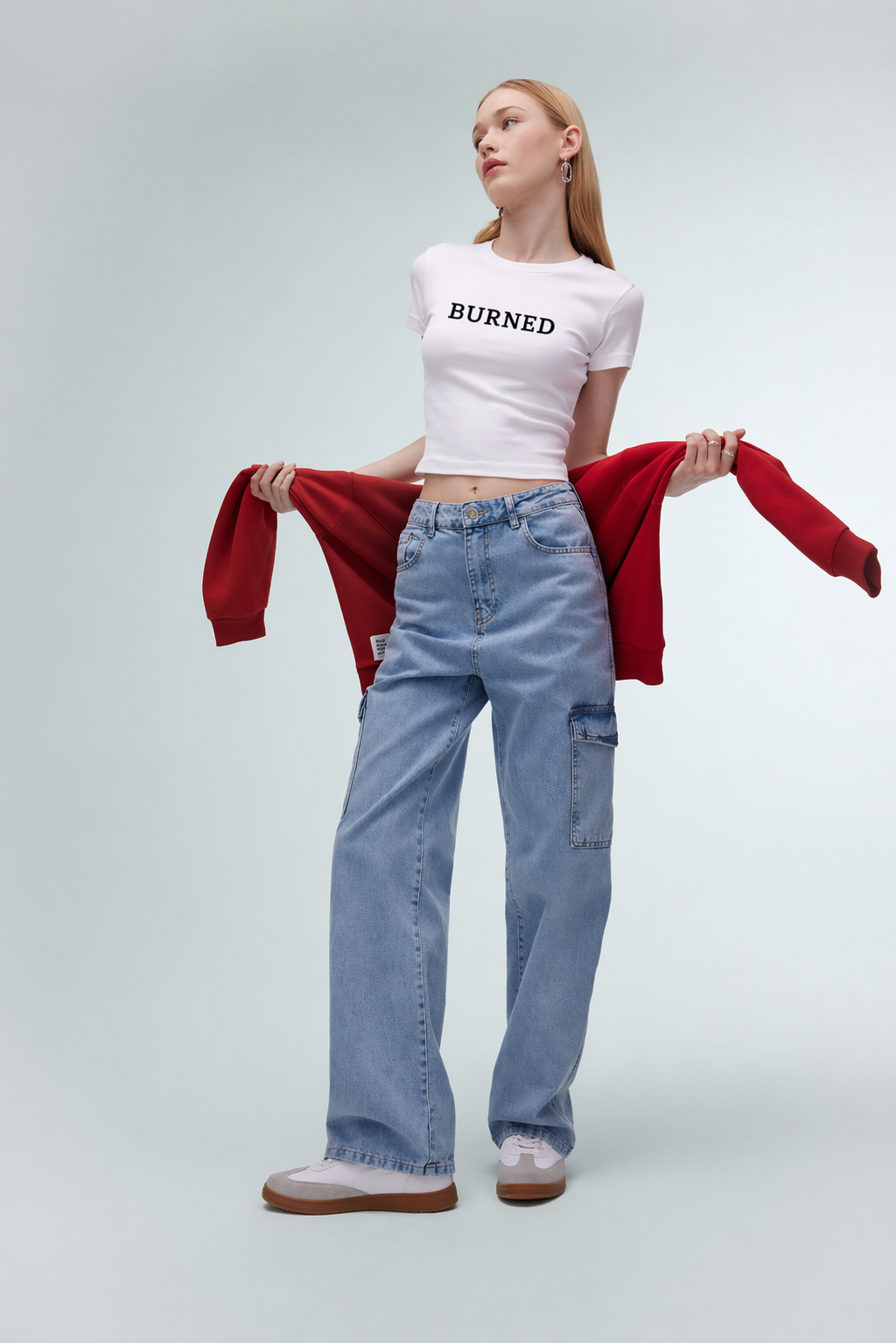 Burned Baby Tee – Gen Z Cropped Essential