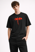 Red Wing Graphic Oversized T-Shirt – 240 GSM Premium Cotton | Unisex Streetwear