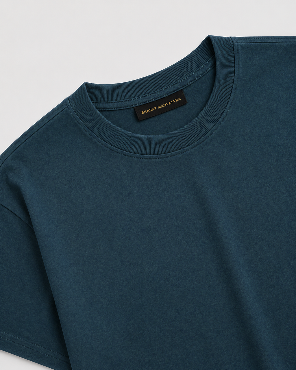Petrol Blue Oversized T-Shirt for Men & Women | 100% Cotton | 240 GSM Premium Heavyweight