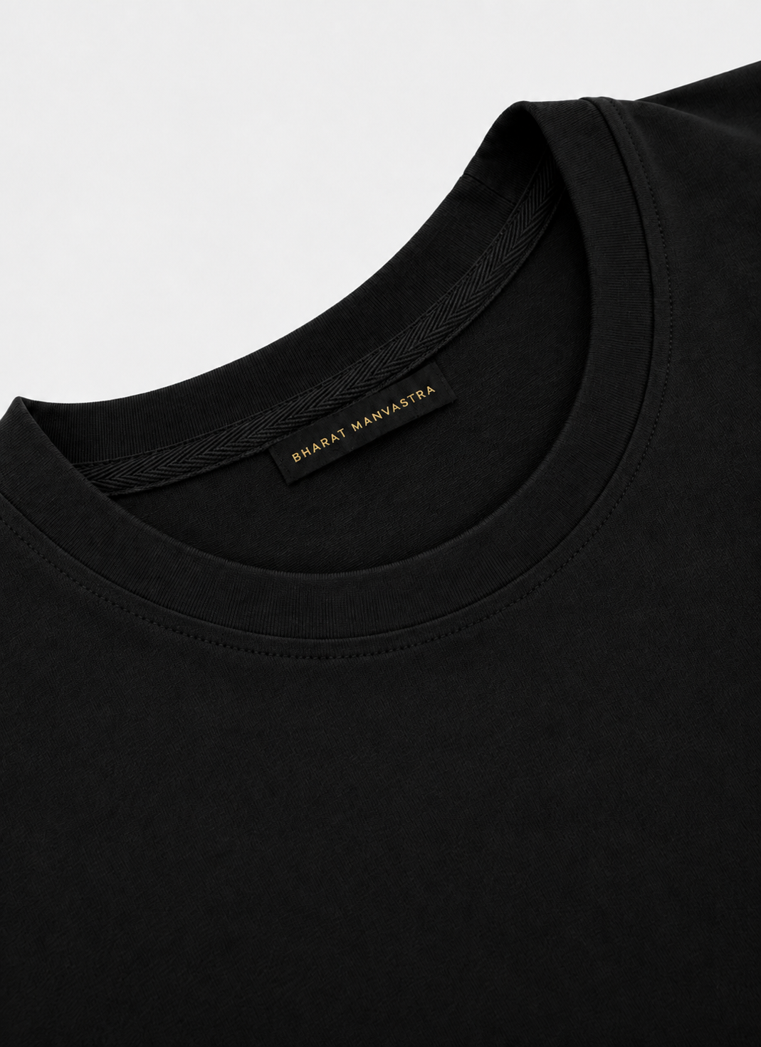 Black Oversized T-Shirt for Men & Women | 100% Cotton | 240 GSM Premium Heavyweight