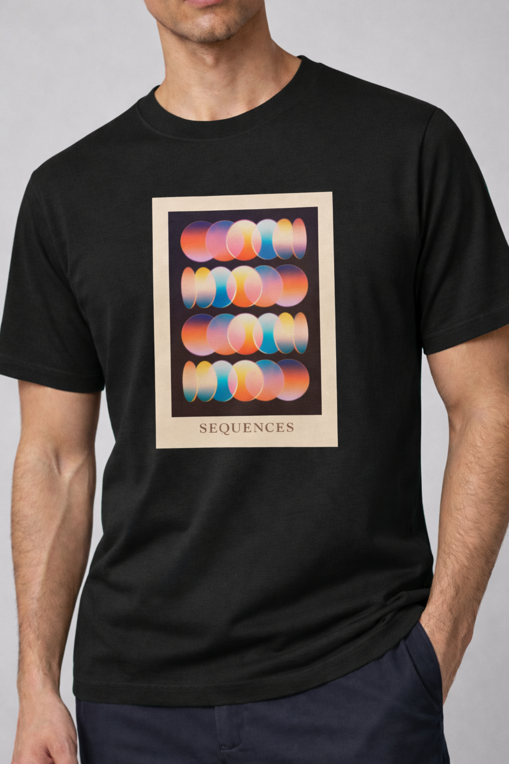 Sequences – Abstract Gradient Graphic T-Shirt