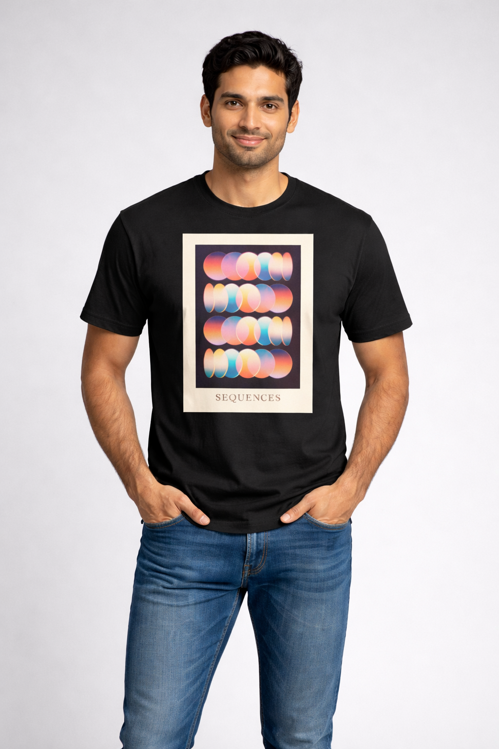 Sequences – Abstract Gradient Graphic T-Shirt