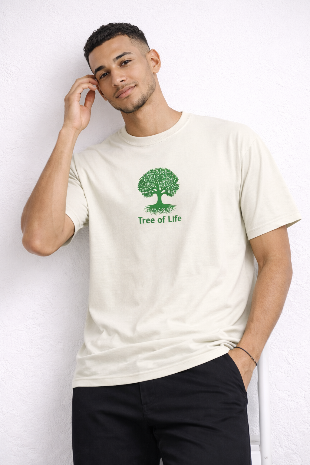 Tree of Life Minimal Cotton T-Shirt – Unisex Regular Fit