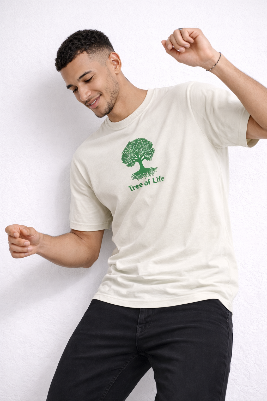Tree of Life Minimal Cotton T-Shirt – Unisex Regular Fit