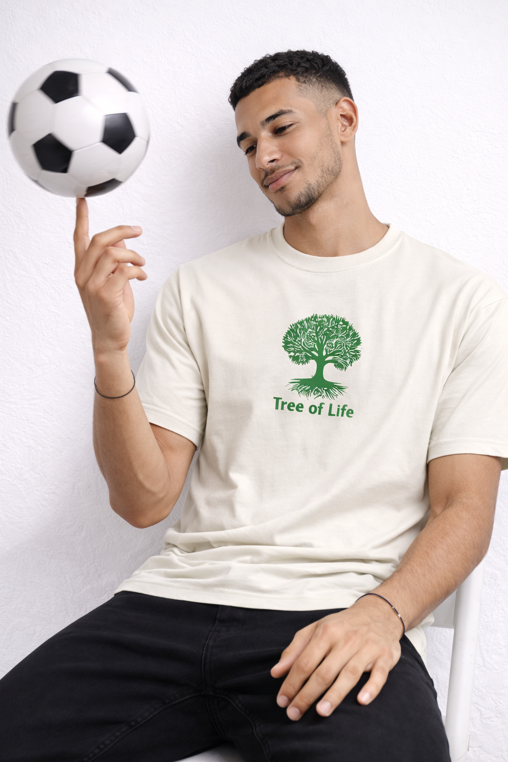 Tree of Life Minimal Cotton T-Shirt – Unisex Regular Fit