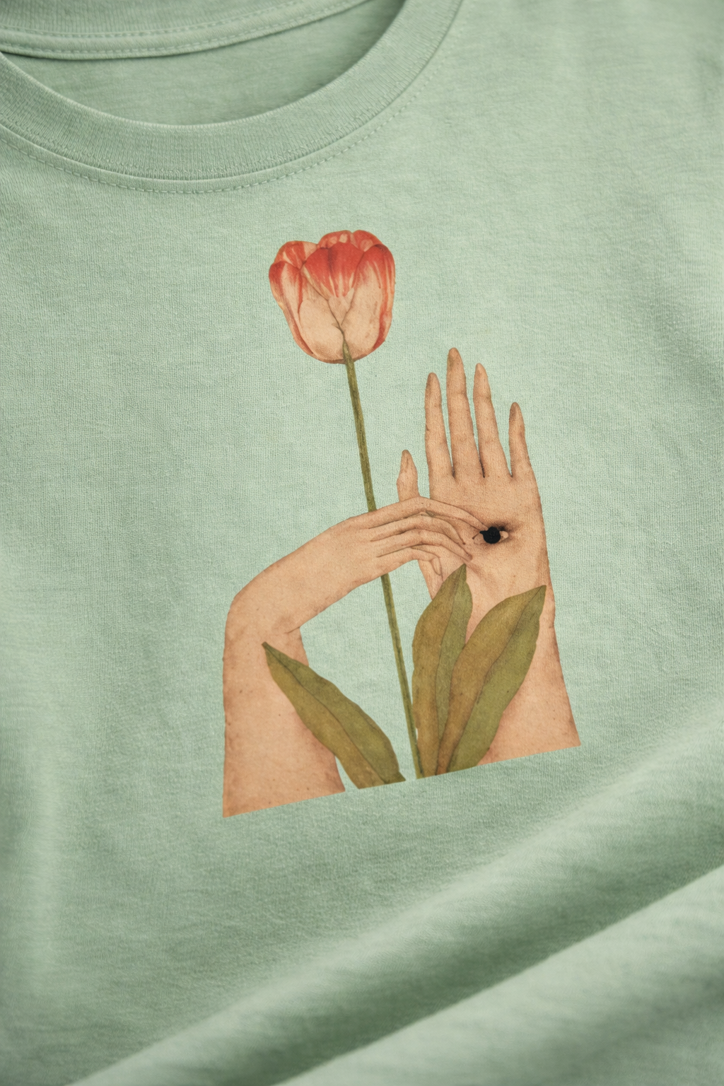 Silent Bloom – Surreal Art Graphic T-Shirt