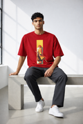 Zenitsu Thunder Oversized T-Shirt – 240 GSM Heavyweight Cotton