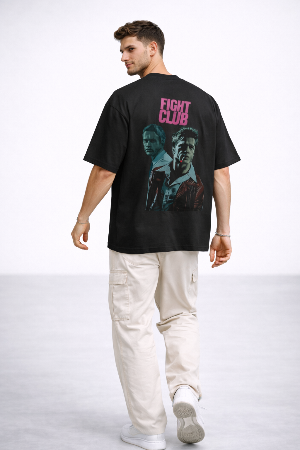 Fight Club Inspired Oversized T-Shirt – Premium Cotton Unisex Streetwear Tee