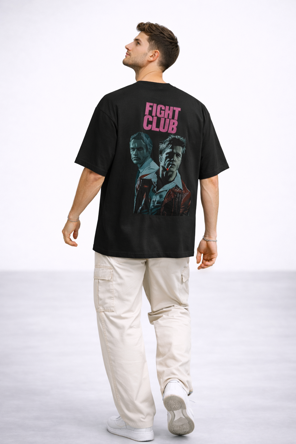 Fight Club Inspired Oversized T-Shirt – Premium Cotton Unisex Streetwear Tee