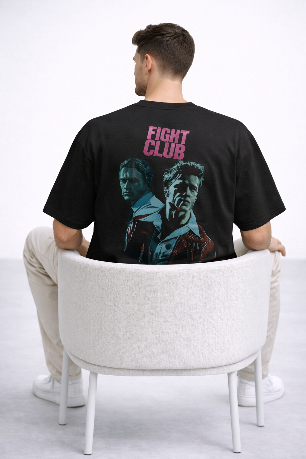 Fight Club Inspired Oversized T-Shirt – Premium Cotton Unisex Streetwear Tee