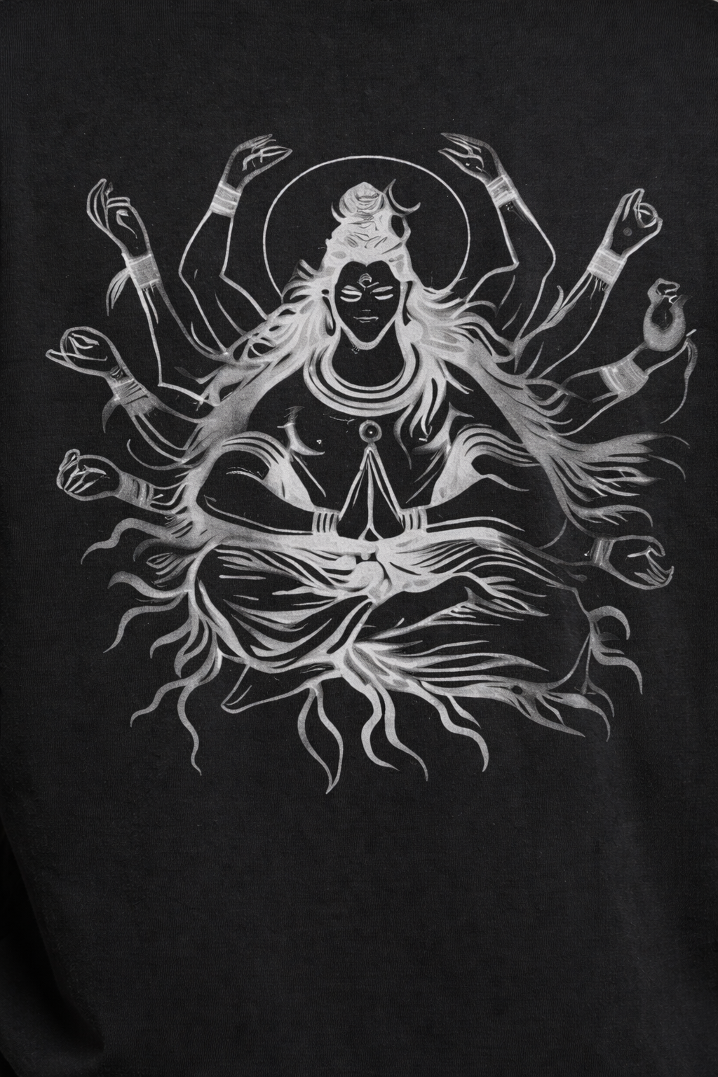 Black Oversized Cotton T-Shirt – 240 GSM Premium Heavyweight