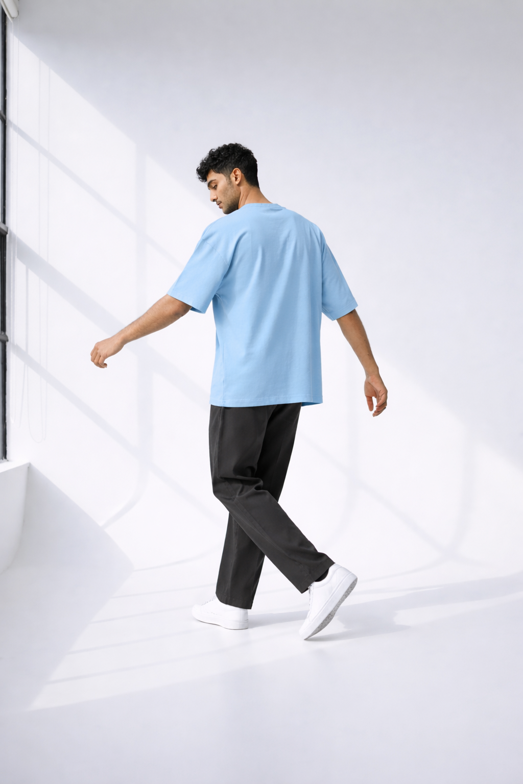 Baby blue Unisex Oversized T-Shirt – Heavyweight Cotton