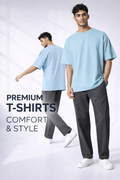 Baby blue Unisex Oversized T-Shirt – Heavyweight Cotton