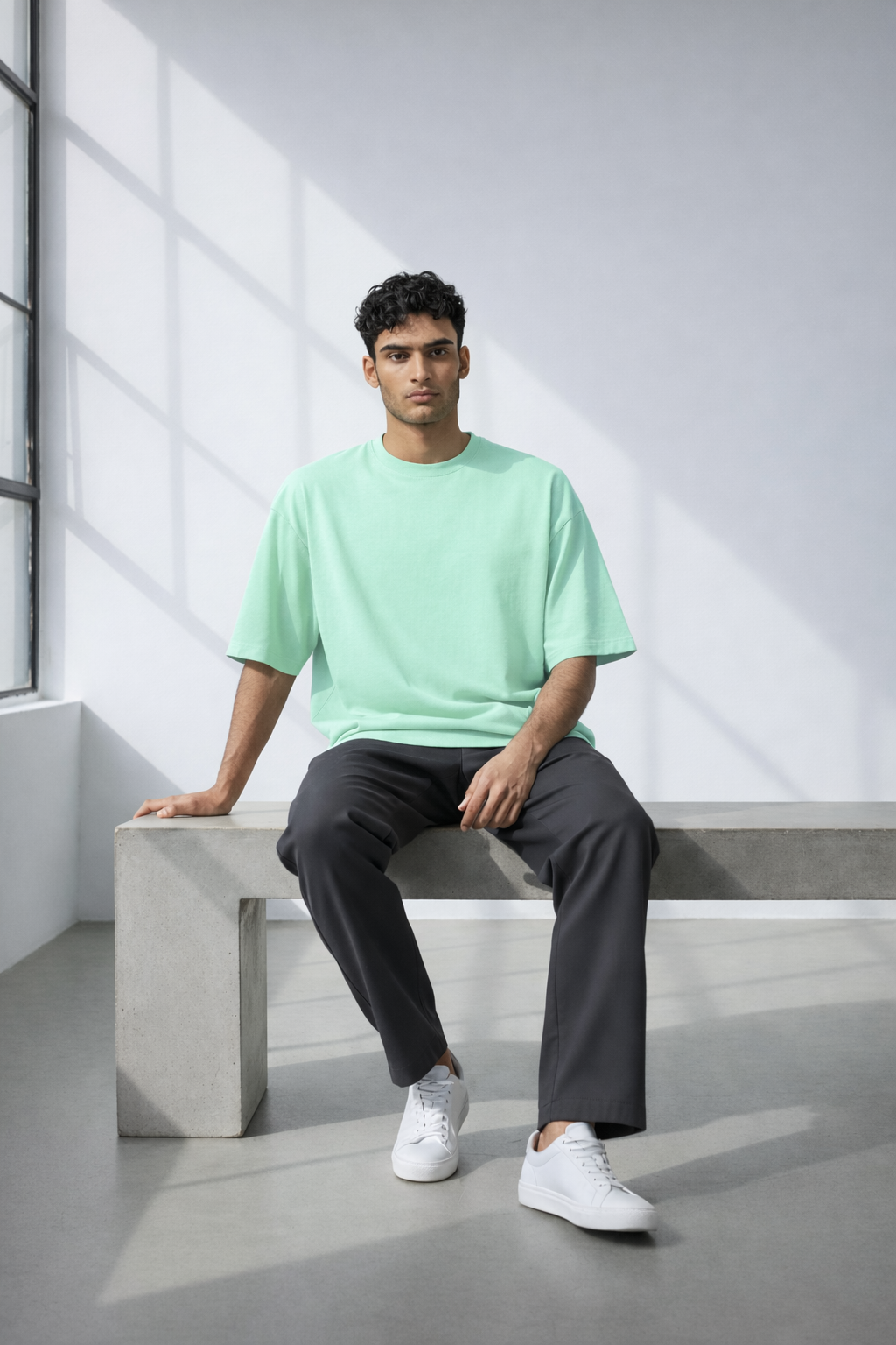Mint Unisex Oversized T-Shirt – Heavyweight Cotton