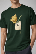 Forest Bloom – Artistic Club Card Graphic T-Shirt