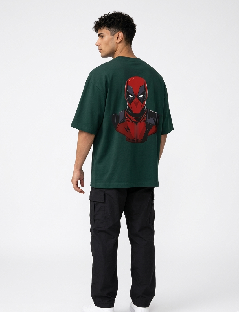 Deadpool Oversized Graphic T-Shirt | Premium 240 GSM Cotton
