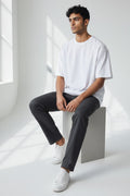 White Unisex Oversized T-Shirt – Heavyweight Cotton